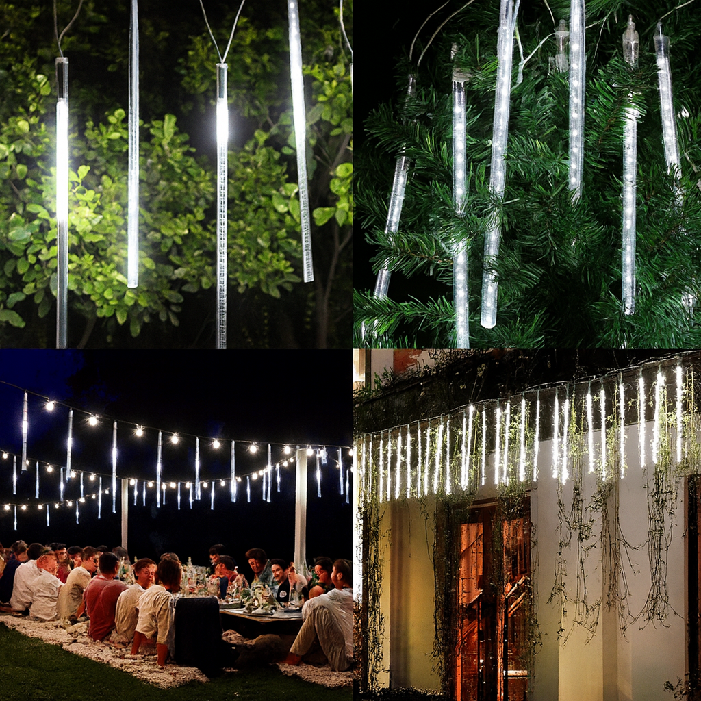 LED Padajuća Kiša Meteora – IP65 Vodootporna Dekoracija