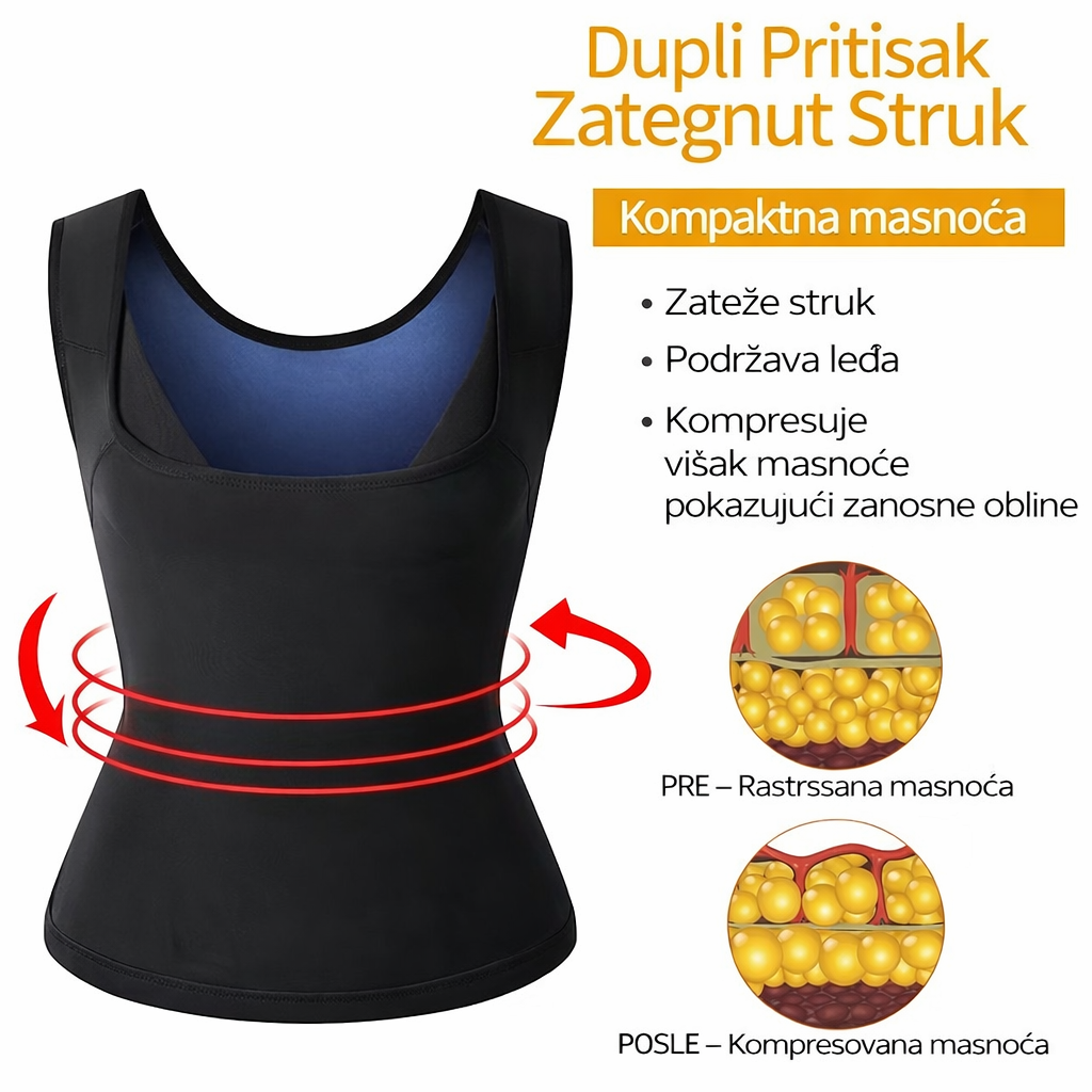 Prsluk Koji Topi Masti- Sauna Prsluk