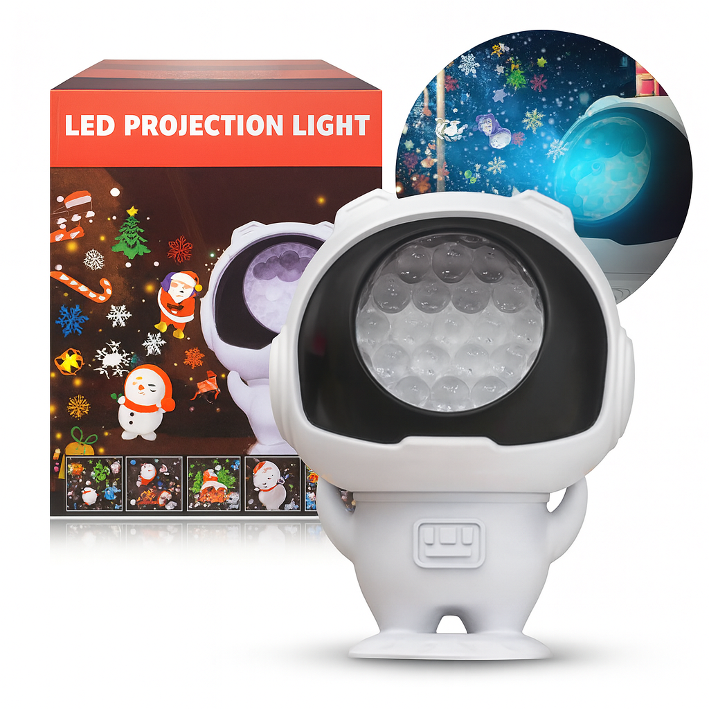 Astronautski Božićni Projektor – Pretvori Dom u Prazničnu Bajku