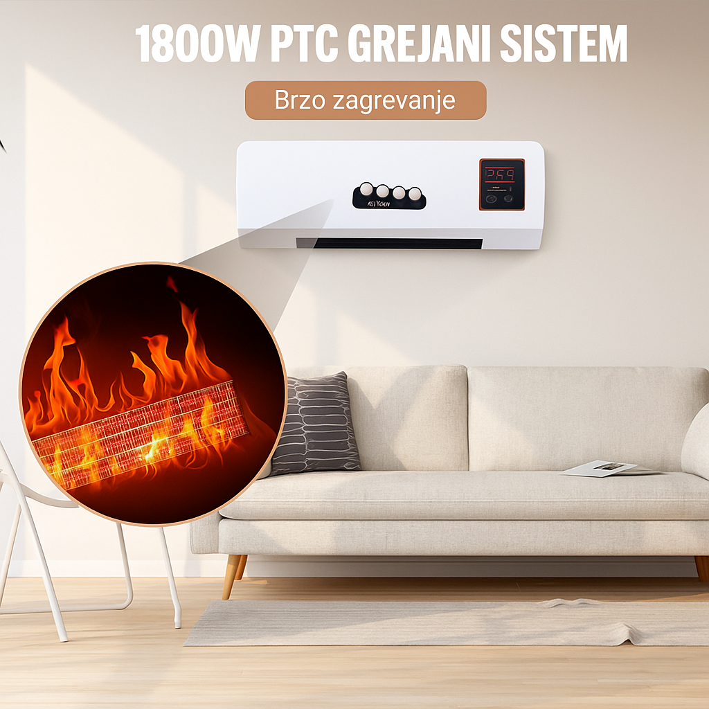 3 u 1 Grejalica, ventilacija i sušilica