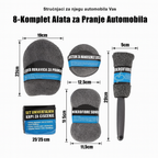 9 Mikrofiber alata za čišćenje Automobila
