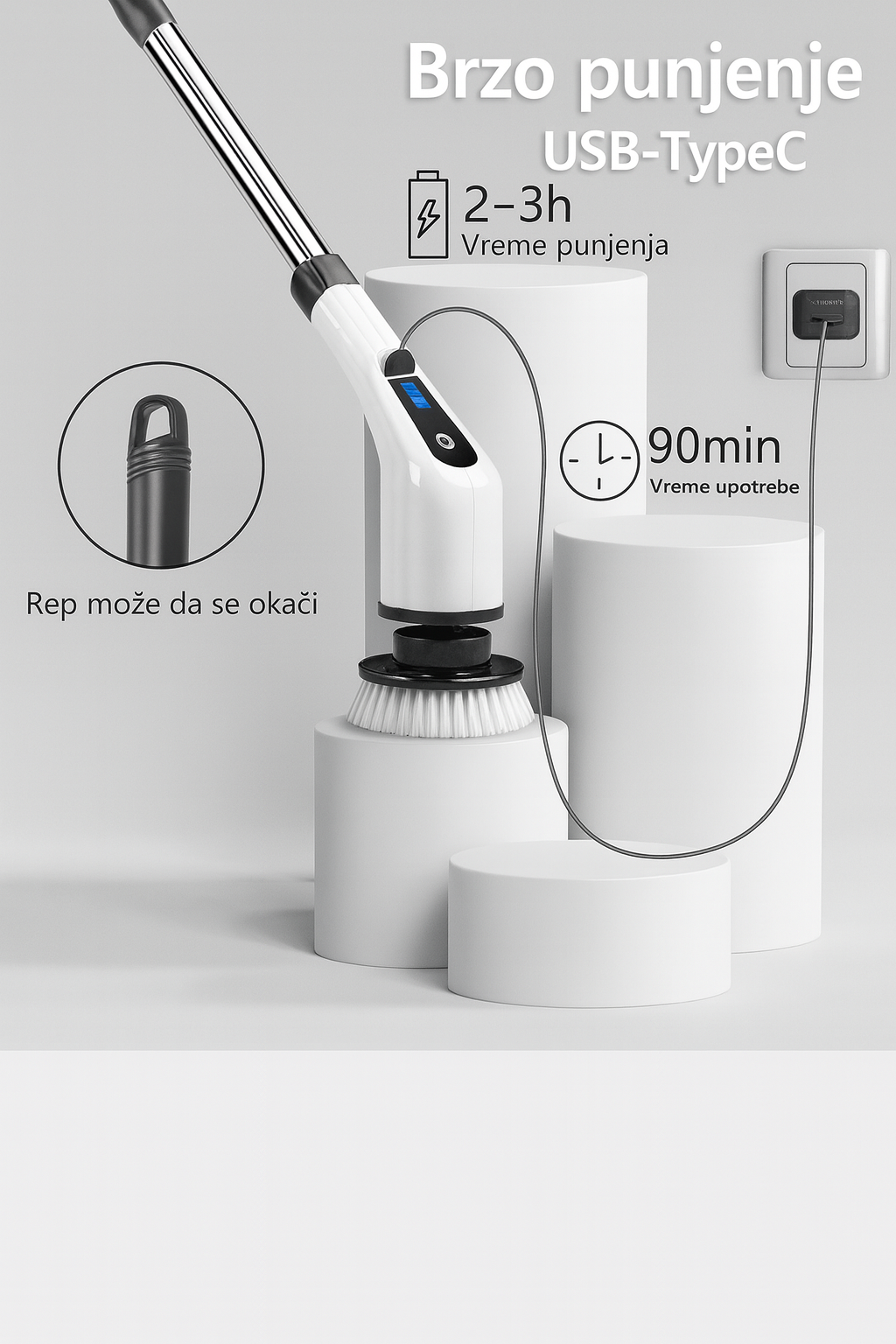 3u1 Električna četka za čišćenje