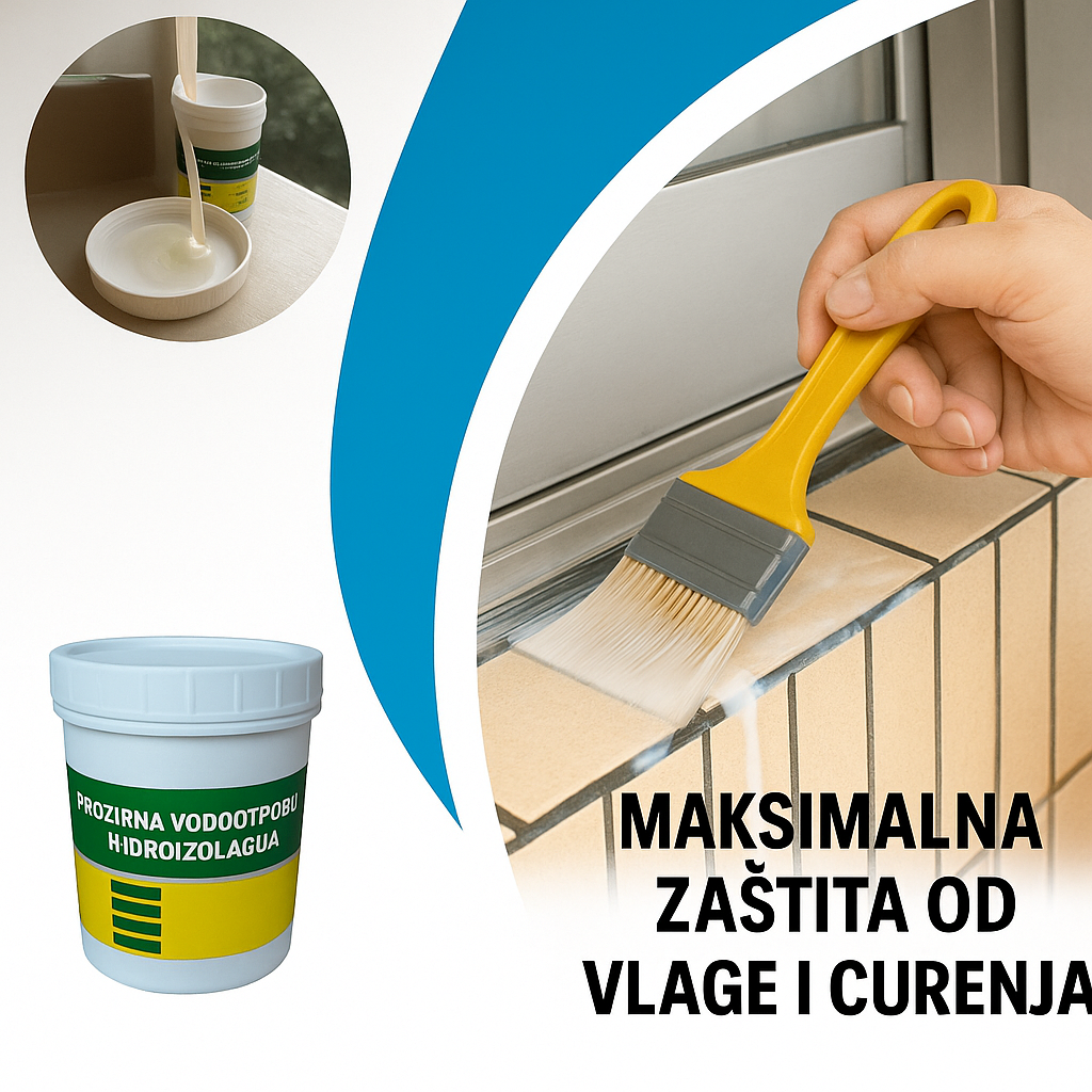 Prozirna vodootporna hidroizolacija – 500gr