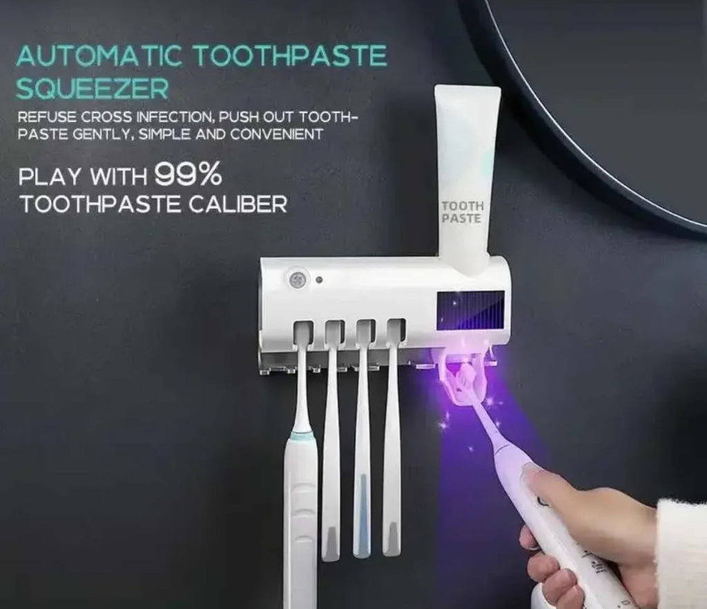 3u1 UV sterilizator + držač za četkice + dozator paste
