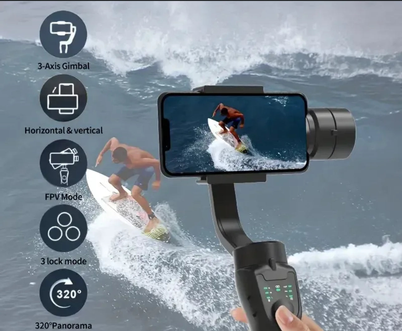 F8 3-Axis Gimbal Stabilizator