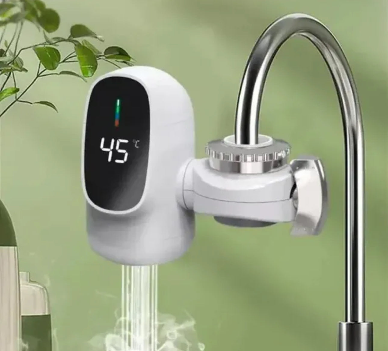 Električni konektor za slavinu – Trenutno grejanje vode sa digitalnim displejem