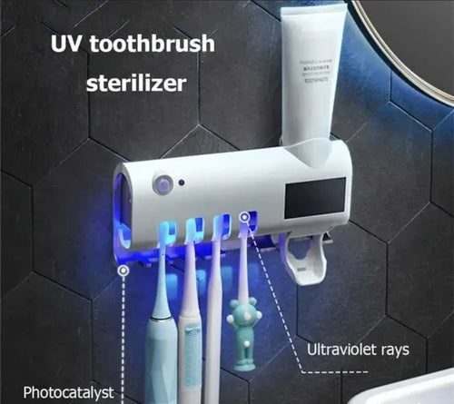 3u1 UV sterilizator + držač za četkice + dozator paste