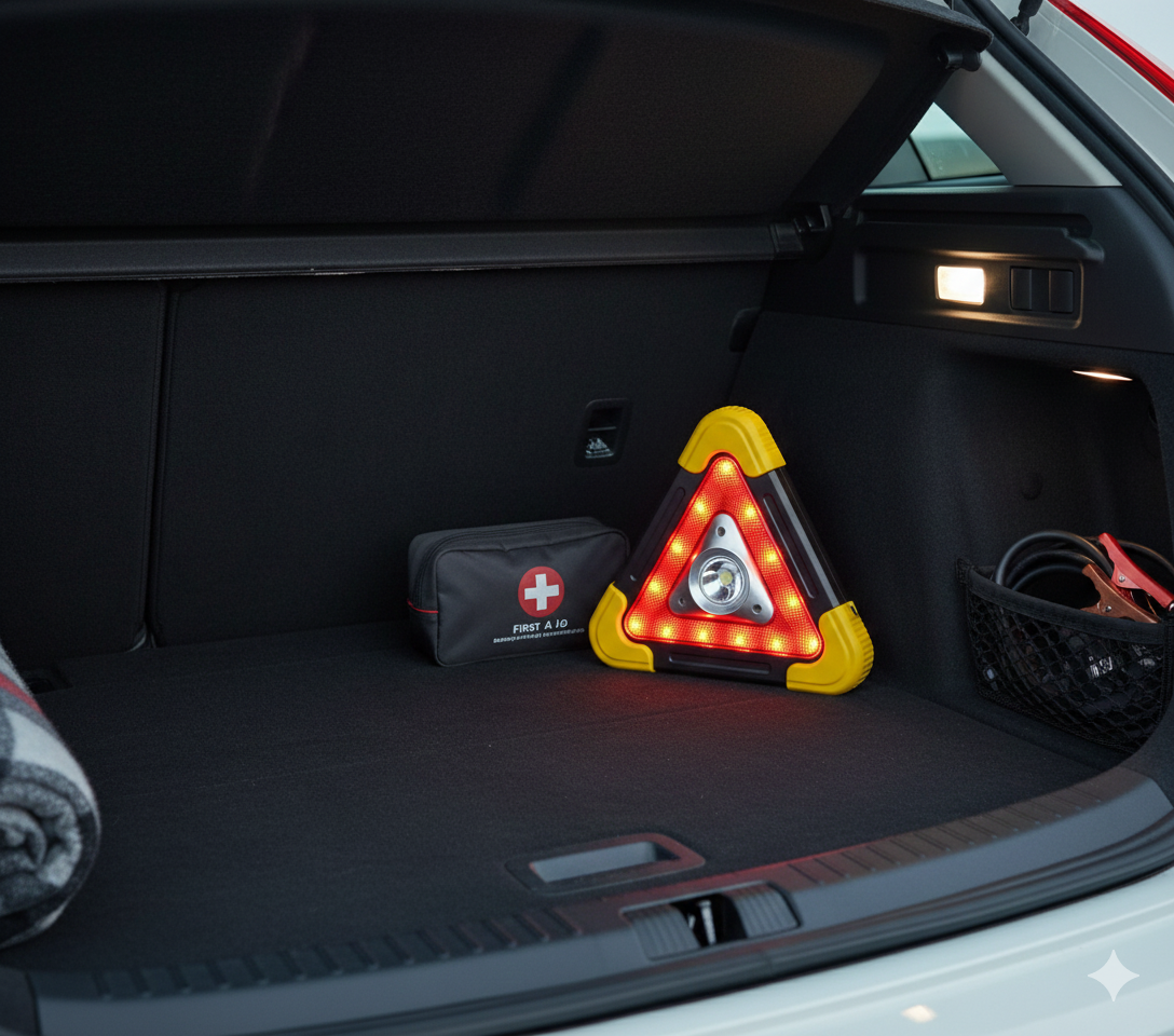 3u1 Multifunkcionalni LED Trougao – Vaša sigurnost na prvom mestu!