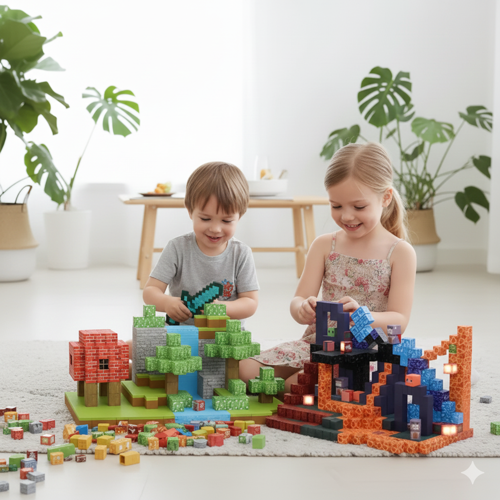 Magnetne kocke Minecraft- 110 Komada