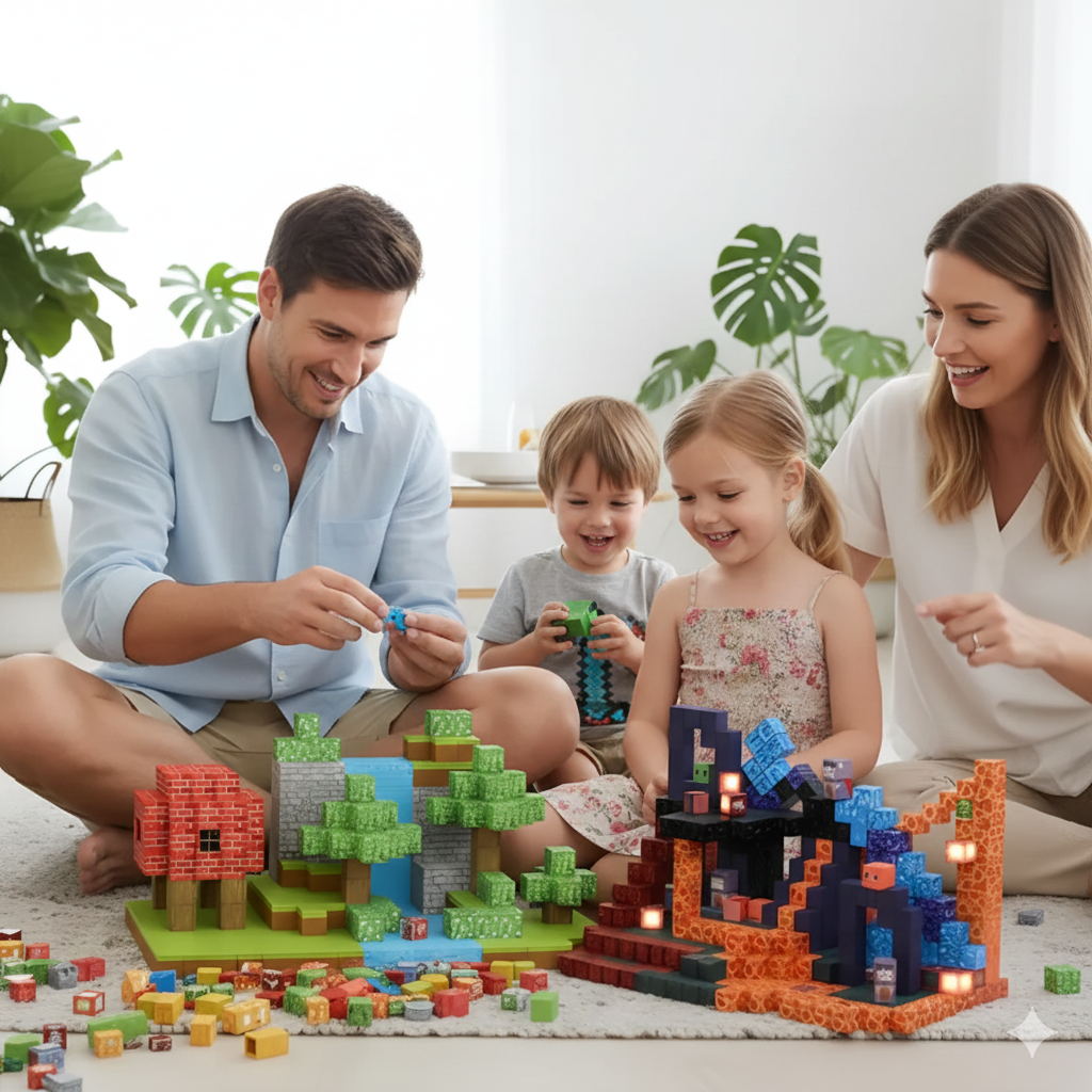 Magnetne kocke Minecraft- 110 Komada