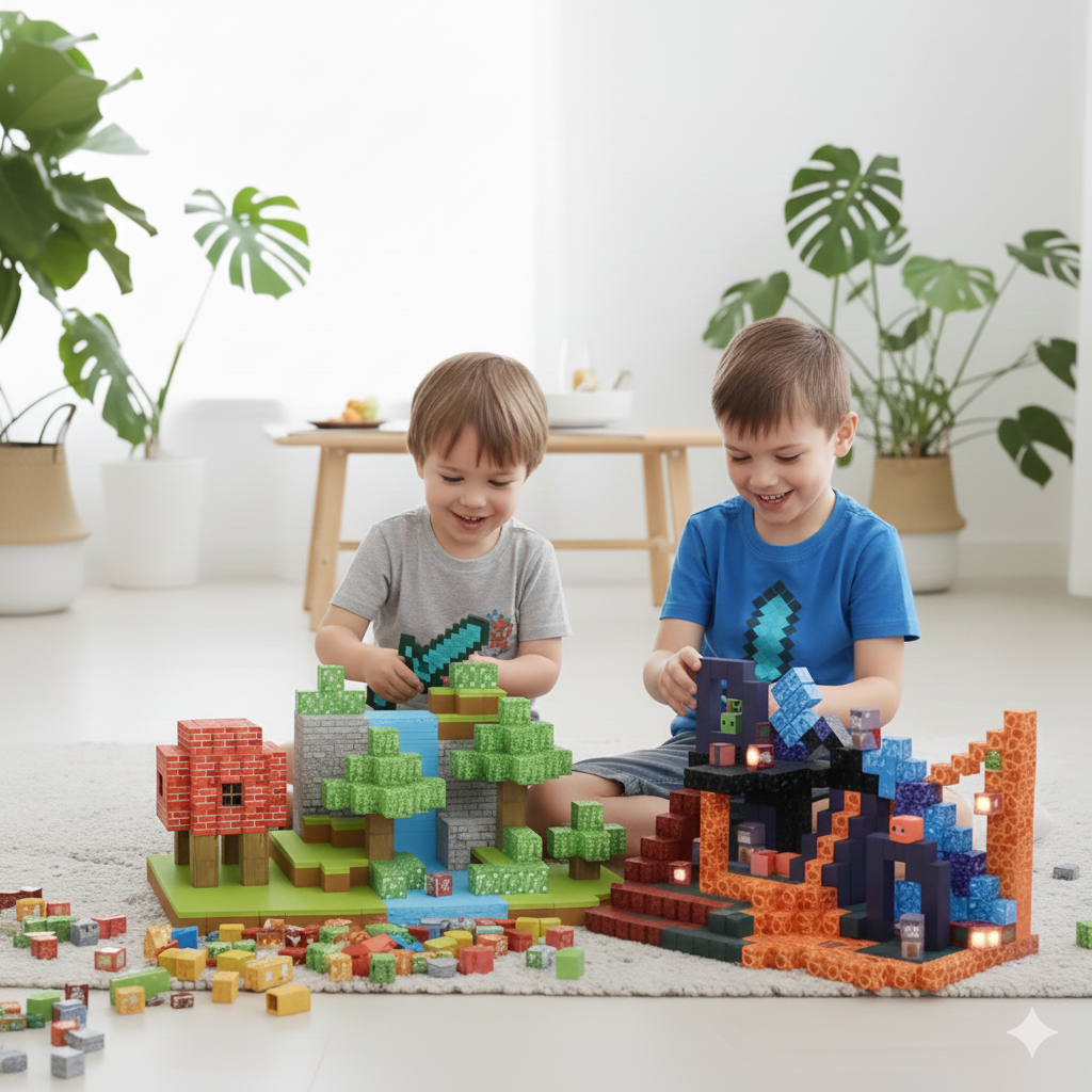 Magnetne kocke Minecraft- 110 Komada