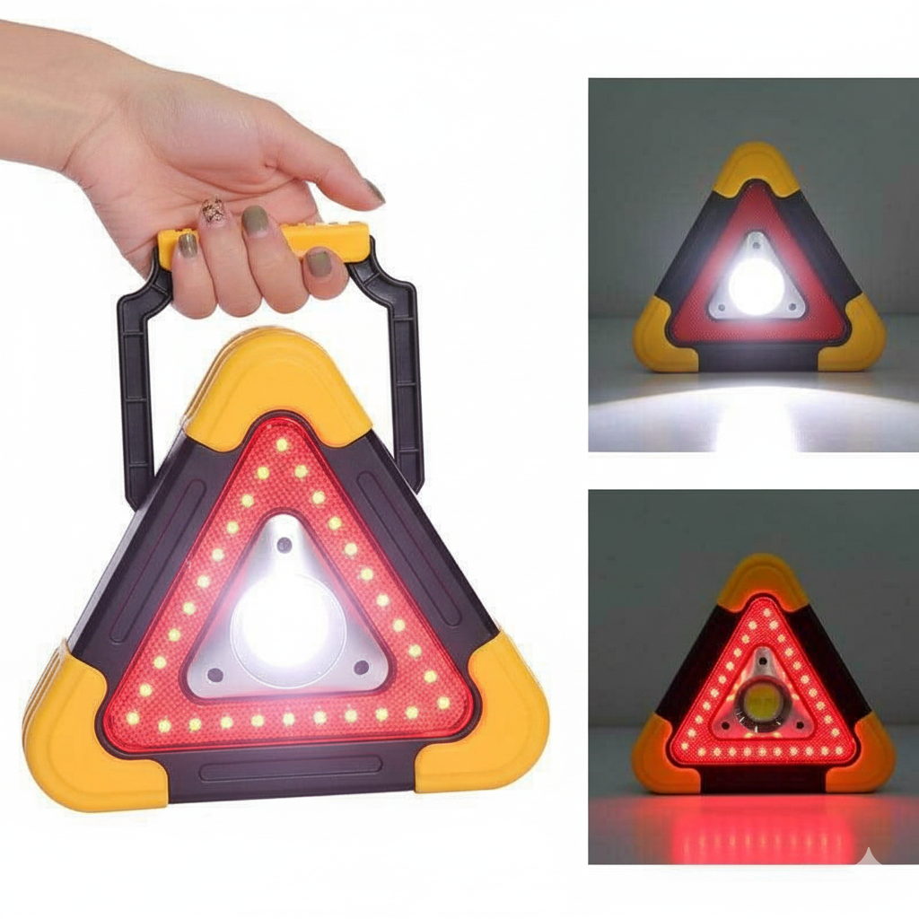 3u1 Multifunkcionalni LED Trougao – Vaša sigurnost na prvom mestu!
