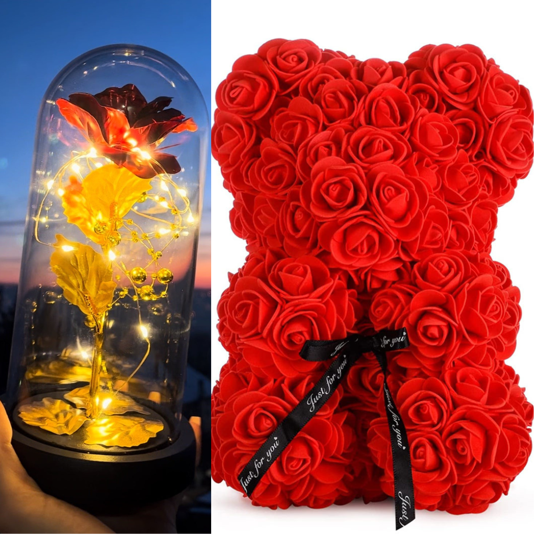 Medvedić Od Ruža + Zlatna Ruža