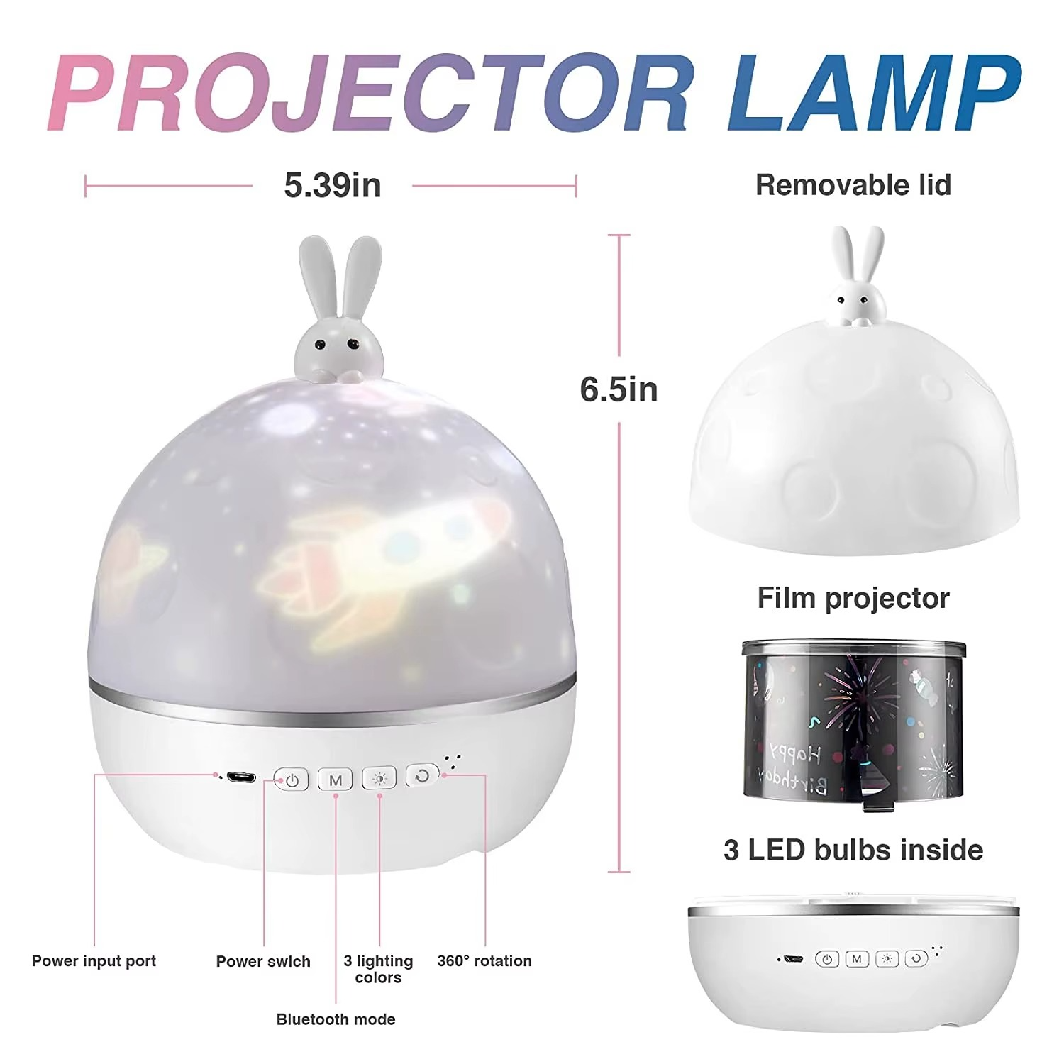 Projektor zeka sa Raznim Motivima