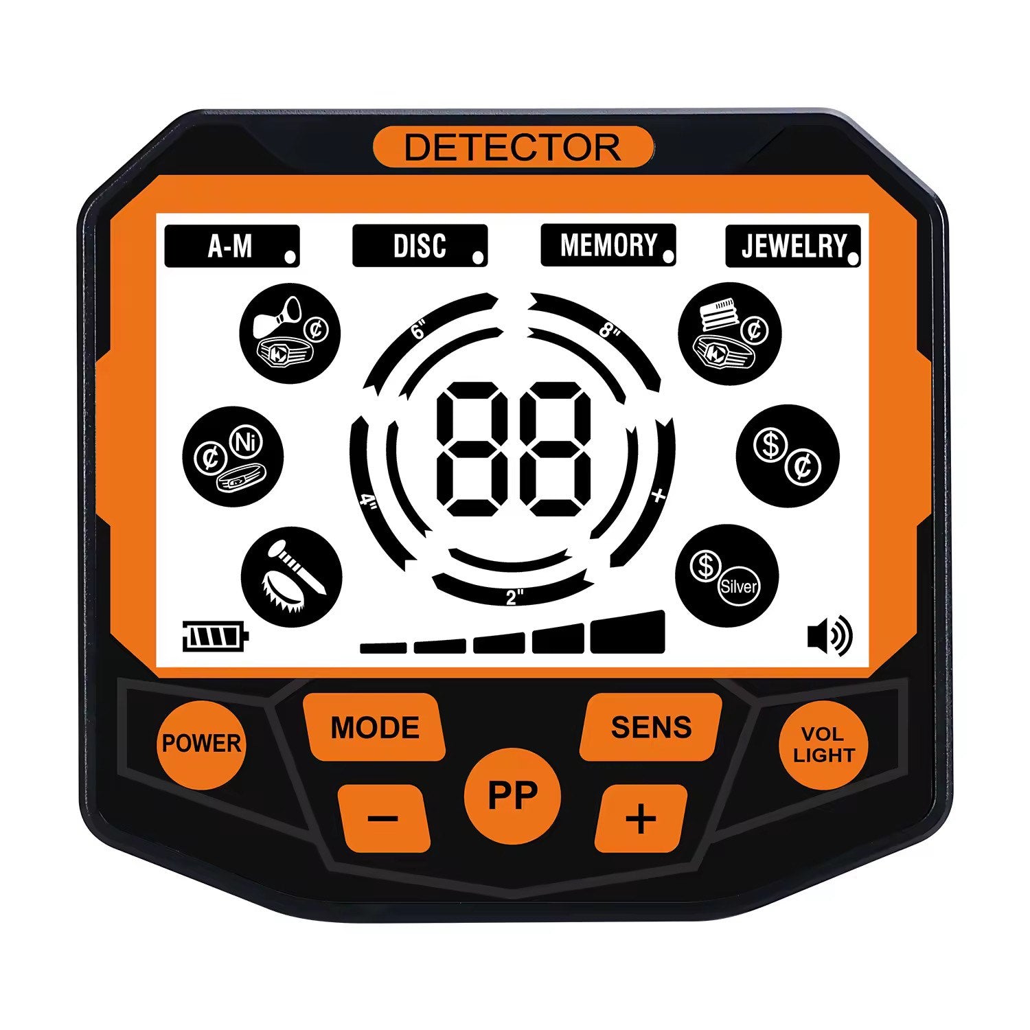 Detektor Metala PRO ORANGE DIGITAL – Moderan dizajn i vrhunska preciznost